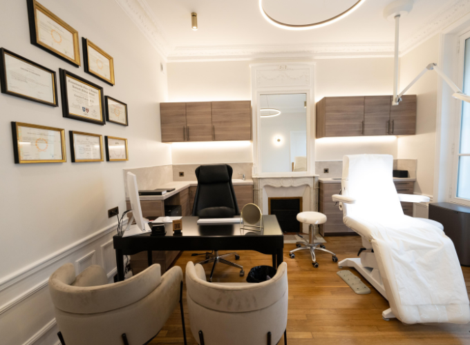 Salle de soins à la clinique Maison Abeille